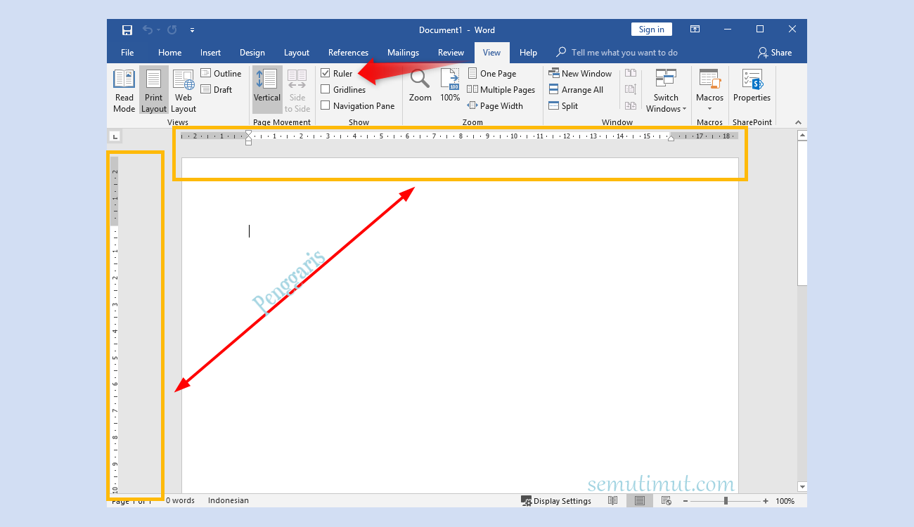 7 Cara Menampilkan Ruler pada MS Word yang Wajib Tahu