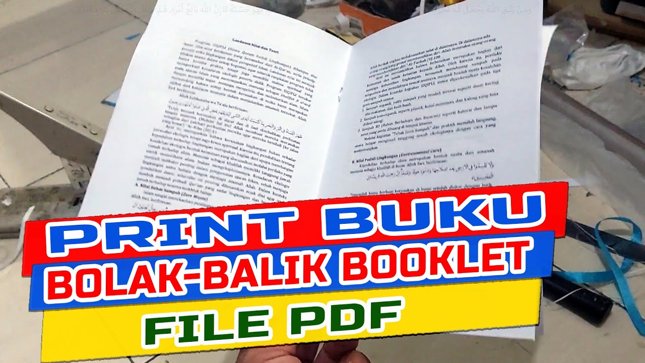 Cara Print Buku Bolak Balik PDF di Printer Rumah Panduan Lengkap