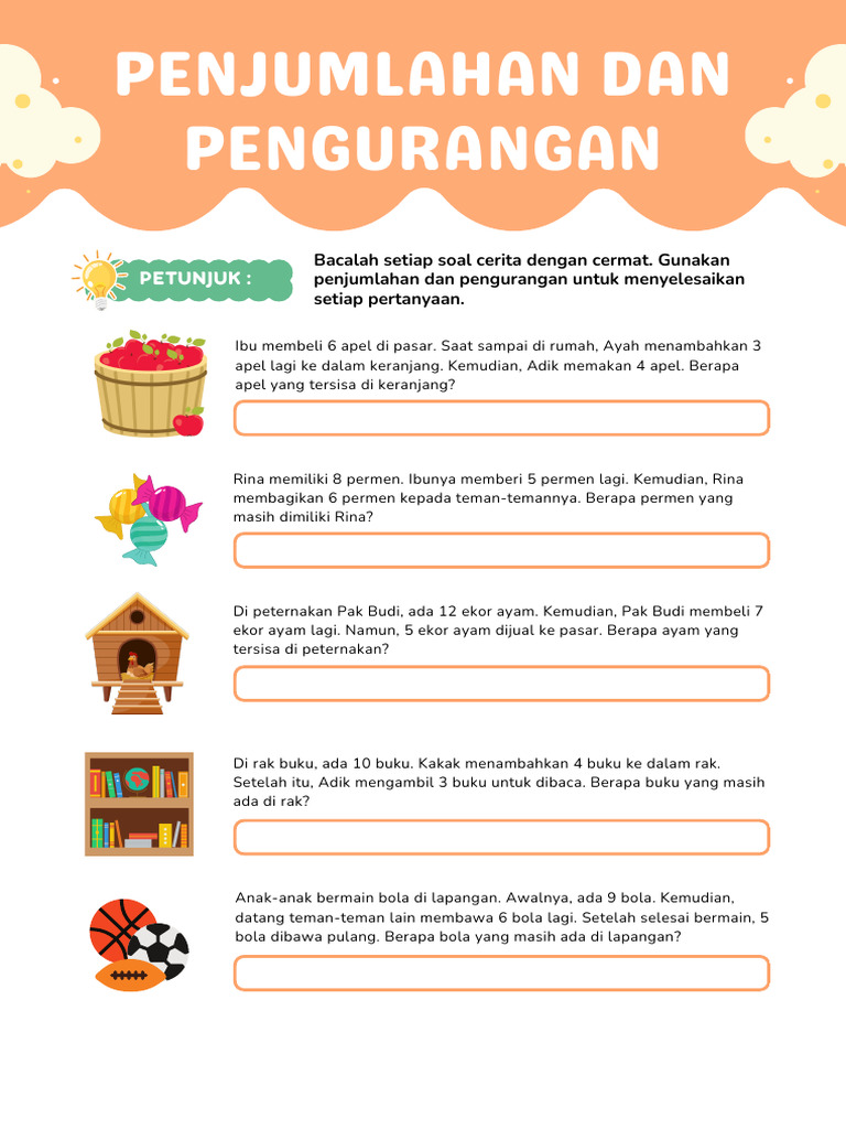Rahasia Soal Cerita Penjumlahan Kelas 1 dari Bimbel Brilian, 5 Modul Terbaru 2026