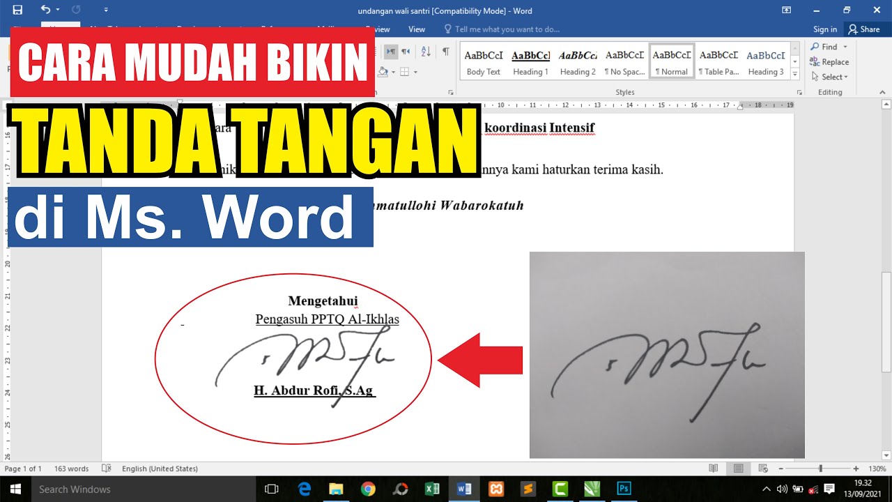 5 Cara Memasukkan TTD ke Word Tanpa Ribet, Ternyata Semudah Ini! 5 Cara Memasukkan TTD ke Word Tanpa Ribet, Ternyata Semudah Ini!