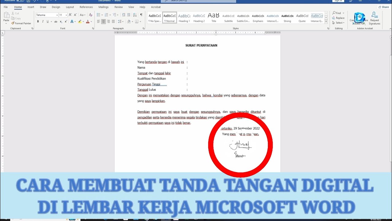 Simple Rapi Ll Cara Memasukan Tanda Tangan Di Microsoft Word Youtube Simple Rapi Ll Cara Memasukan Tanda Tangan Di Microsoft Word Youtube