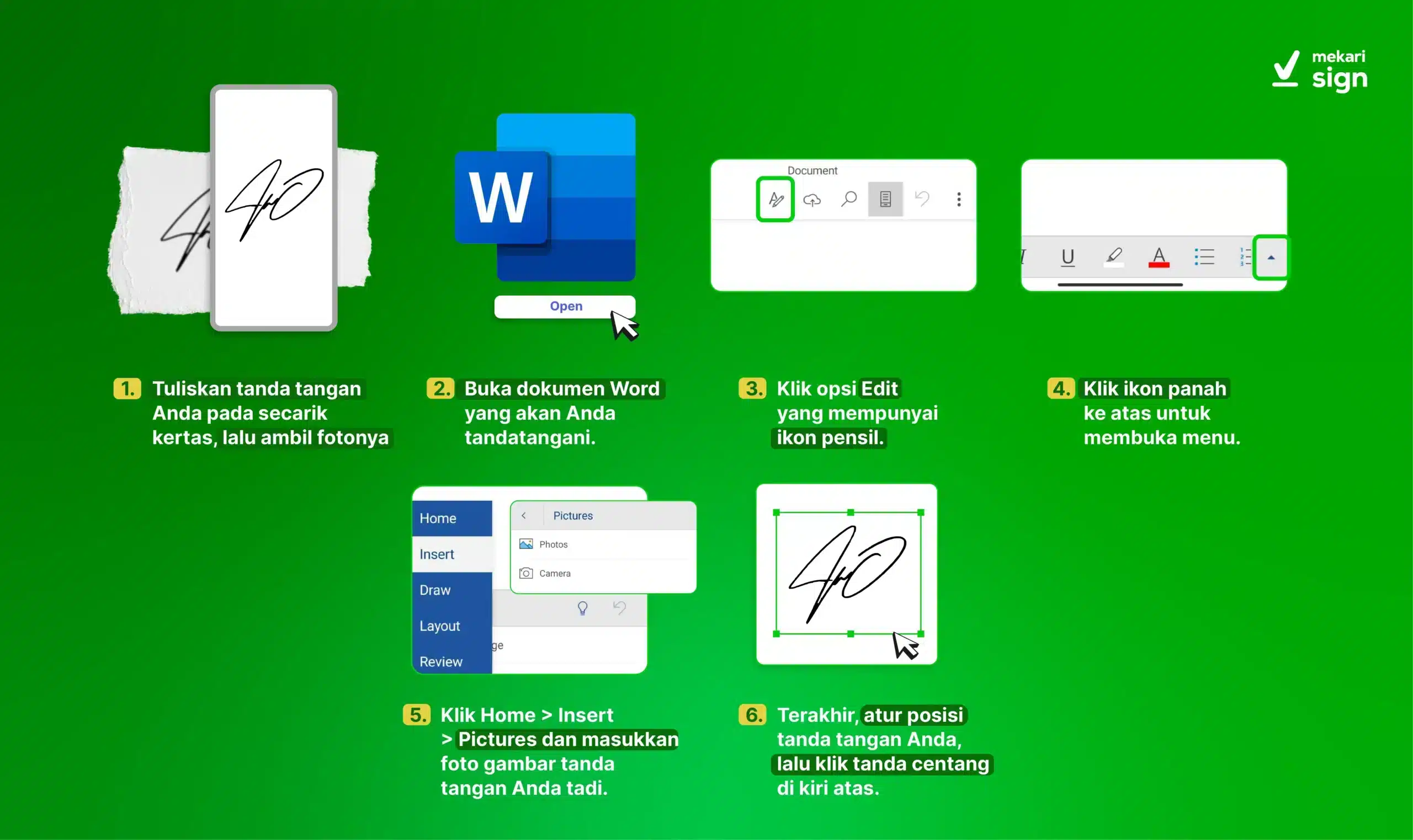 Gampang Cara Membuat Tanda Tangan di Word - LKomBis
