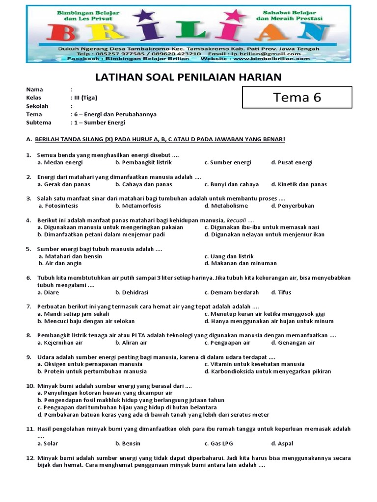 Akhirnya Tahu Cara Belajar Asyik dengan Latihan Soal Tema 6 Kelas 3 yang Ternyata Bukan Sekadar Hapalan