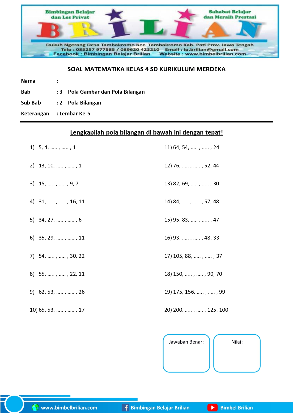 Akhirnya Tersedia Kumpulan Contoh Soal Tematik Kelas 4 Tema 5 Siap Cetak untuk Latihan Siswa di Rumah Akhirnya Tersedia Kumpulan Contoh Soal Tematik Kelas 4 Tema 5 Siap Cetak untuk Latihan Siswa di Rumah