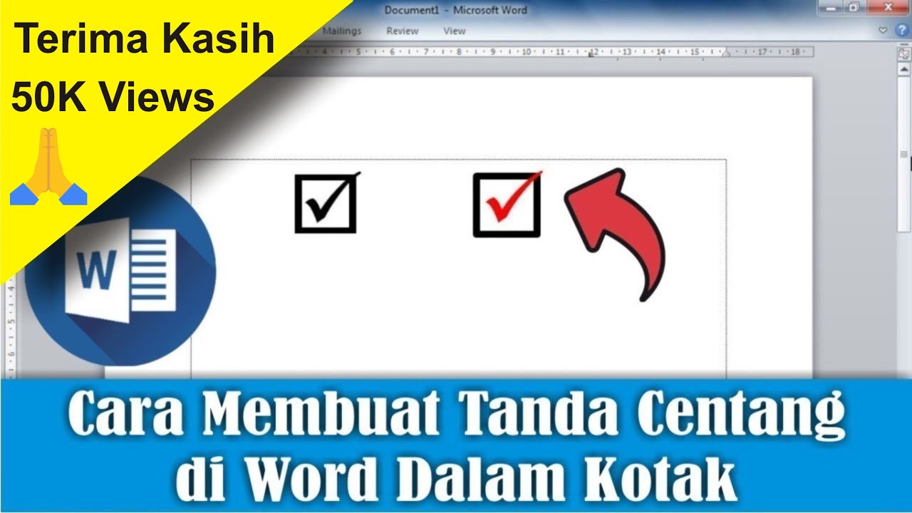 Cara Membuat Tanda Ceklis di Word dengan 3 Trik Cepat yang Jarang Diketahui Orang Cara Membuat Tanda Ceklis di Word dengan 3 Trik Cepat yang Jarang Diketahui Orang