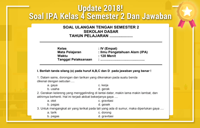 Ternyata 35 soal ipa kelas 4 semester 2 dan kunci jawaban PTS 2026 ini wajib dipelajari Ternyata 35 soal ipa kelas 4 semester 2 dan kunci jawaban PTS 2026 ini wajib dipelajari