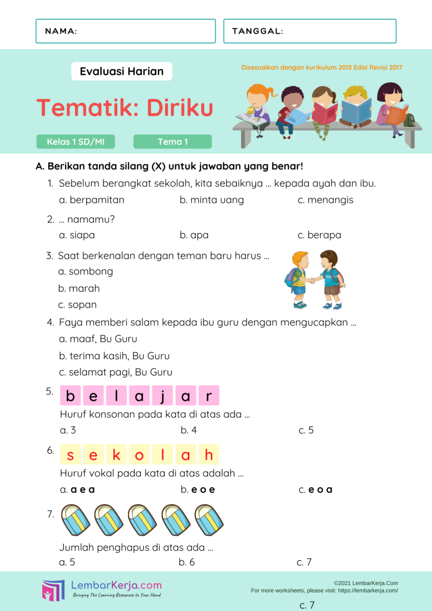 Wajib Tahu Sebelum Terlambat: 7 Fakta Penting Soal Ulangan Kelas 1 SD 2022 dan Lembar Kerja Siswa Siap Cetak Wajib Tahu Sebelum Terlambat: 7 Fakta Penting Soal Ulangan Kelas 1 SD 2022 dan Lembar Kerja Siswa Siap Cetak