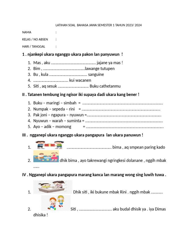 Ternyata Ini Rahasia Lulus soal bahasa jawa kelas 1 semester 1 2019 yang Wajib Tahu Ternyata Ini Rahasia Lulus soal bahasa jawa kelas 1 semester 1 2019 yang Wajib Tahu